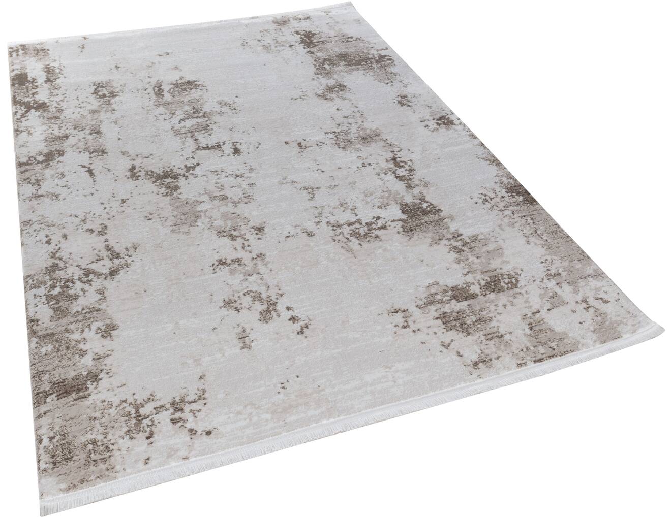 Lima 6212 Bej - Polyester Şönil Halı | Dokuma Tabanlı Model