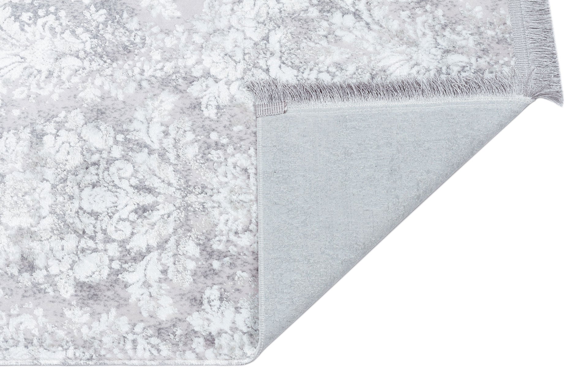 ST 06 GREY XW  - SATEEN - Hav Toz Vermez Yıkanabilir Kaymaz İnce Dokuma Modern Halı 