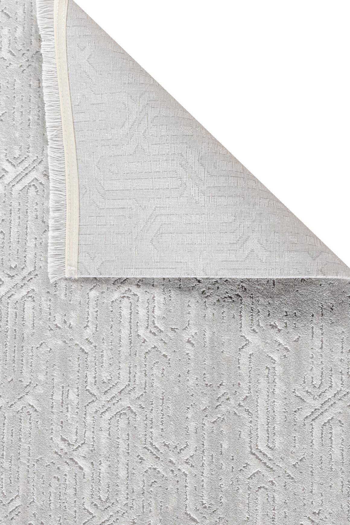 Lima 6271 Gri - Polyester Şönil Halı | Dokuma Tabanlı Model