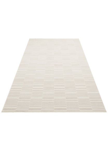 MONO LOOP 01 Bej Bukleli Sisal Dokuma Yıkanabilir Kaymaz Tabanlı Kolay Temizlenebilir Makine Halısı