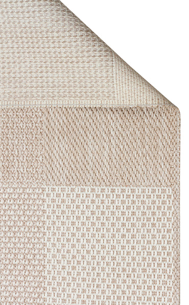 Mono MNO 01 Bej - Yıkanabilir Kaymaz Kilim Halı