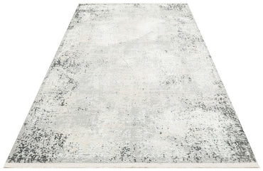 LGS 05 CREAM GREY XW  - LAGOS XW - Hav Toz Vermez Eskitme Desenli Modern Makine Halısı