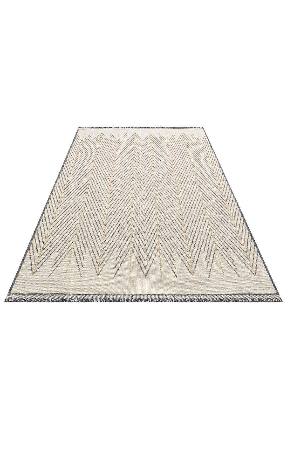 PNM 06 GREY  - PANAMA - Natural Yıkanabilir Kaymaz Tabanlı Tok Dokuma Kilim