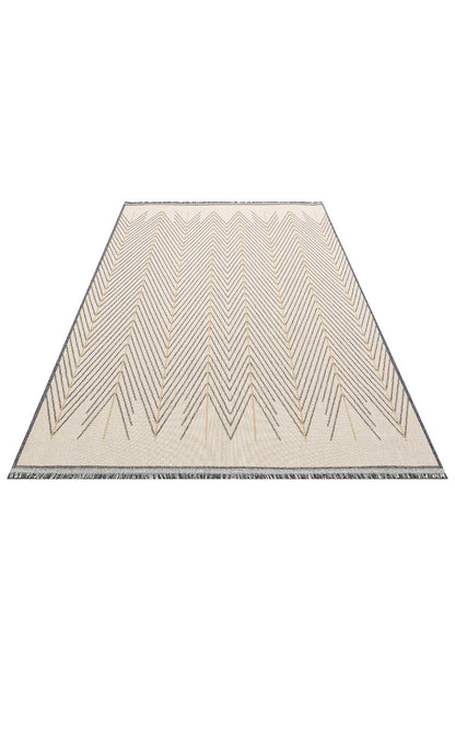 PNM 06 GREY  - PANAMA - Natural Yıkanabilir Kaymaz Tabanlı Tok Dokuma Kilim