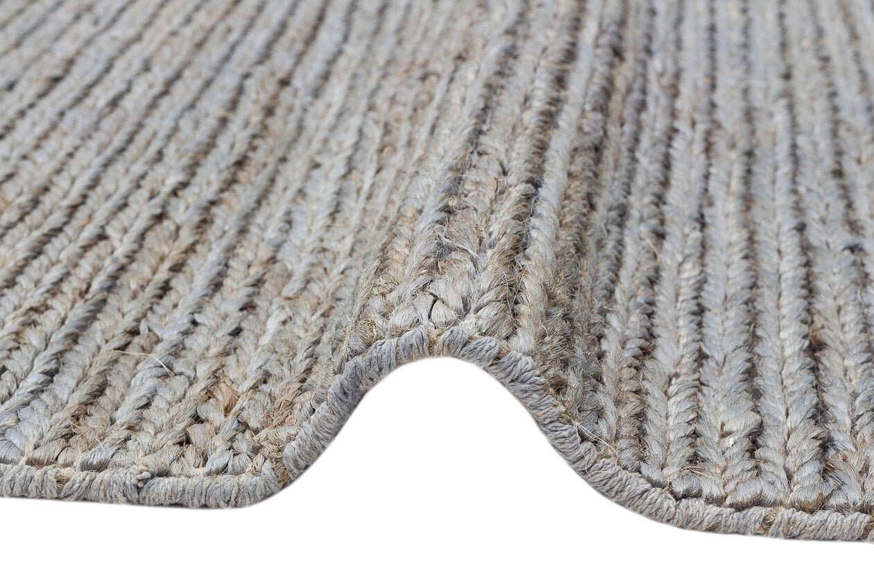 CHOTI FINE SLATE BLUE ( SB03 )  - FINE - El Dokuma Naturel Jüt Hasır Halı 
