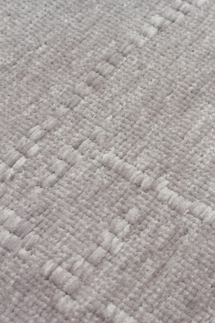 Liza LIZ 02 Gri - Düz Pamuk Dokulu Kilim Kaymaz Tabanlı, Yıkanabilir, Modern Uzun Ömürlü Kilim
