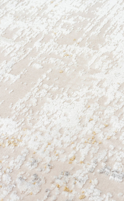 ZRH 02 CREAM BEIGE  - ZURICH - Akrilik ve Polyester İle Üretilen Şık Salon Halısı