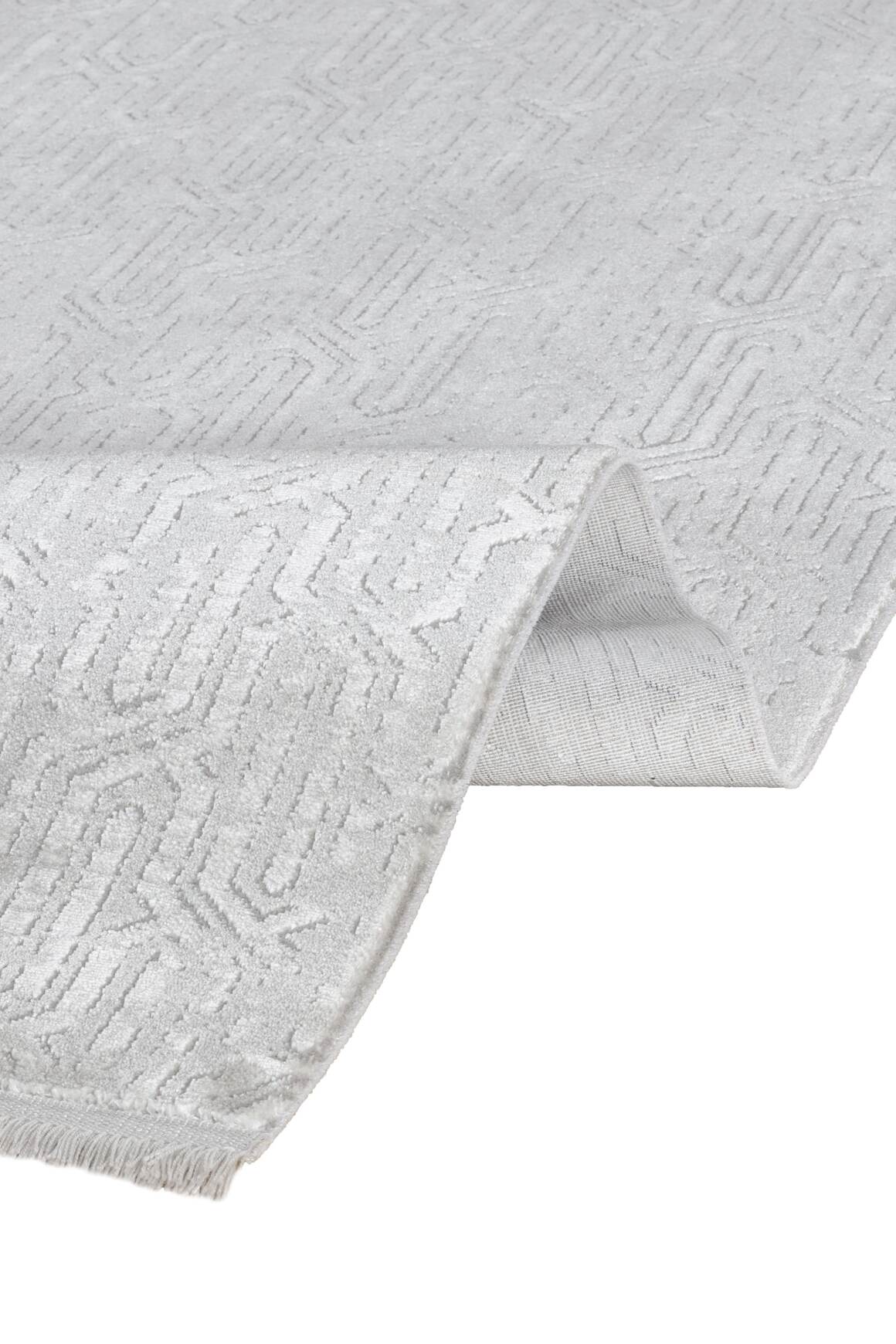 Lima 6271 Gri - Polyester Şönil Halı | Dokuma Tabanlı Model