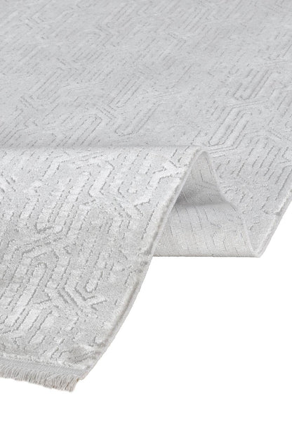 Lima 6271 Gri - Polyester Şönil Halı | Dokuma Tabanlı Model