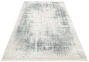 LGS 07 CREAM SILVER XW  - LAGOS XW - Hav Toz Vermez Eskitme Desenli Modern Makine Halısı