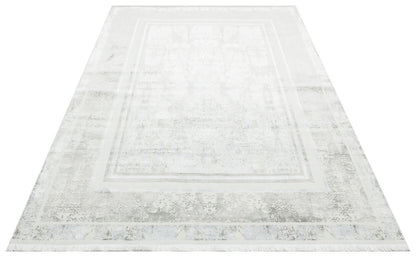 ST 17 SILVER XW  - SATEEN - Hav Toz Vermez Yıkanabilir Kaymaz İnce Dokuma Modern Halı 