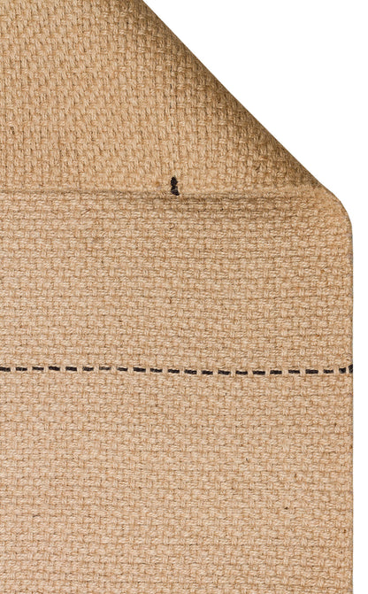 DLH 01 BLACK  - DELHİ - Jüt ve Pamuk ile Üretilen Çift Taraflı Modern Kilim