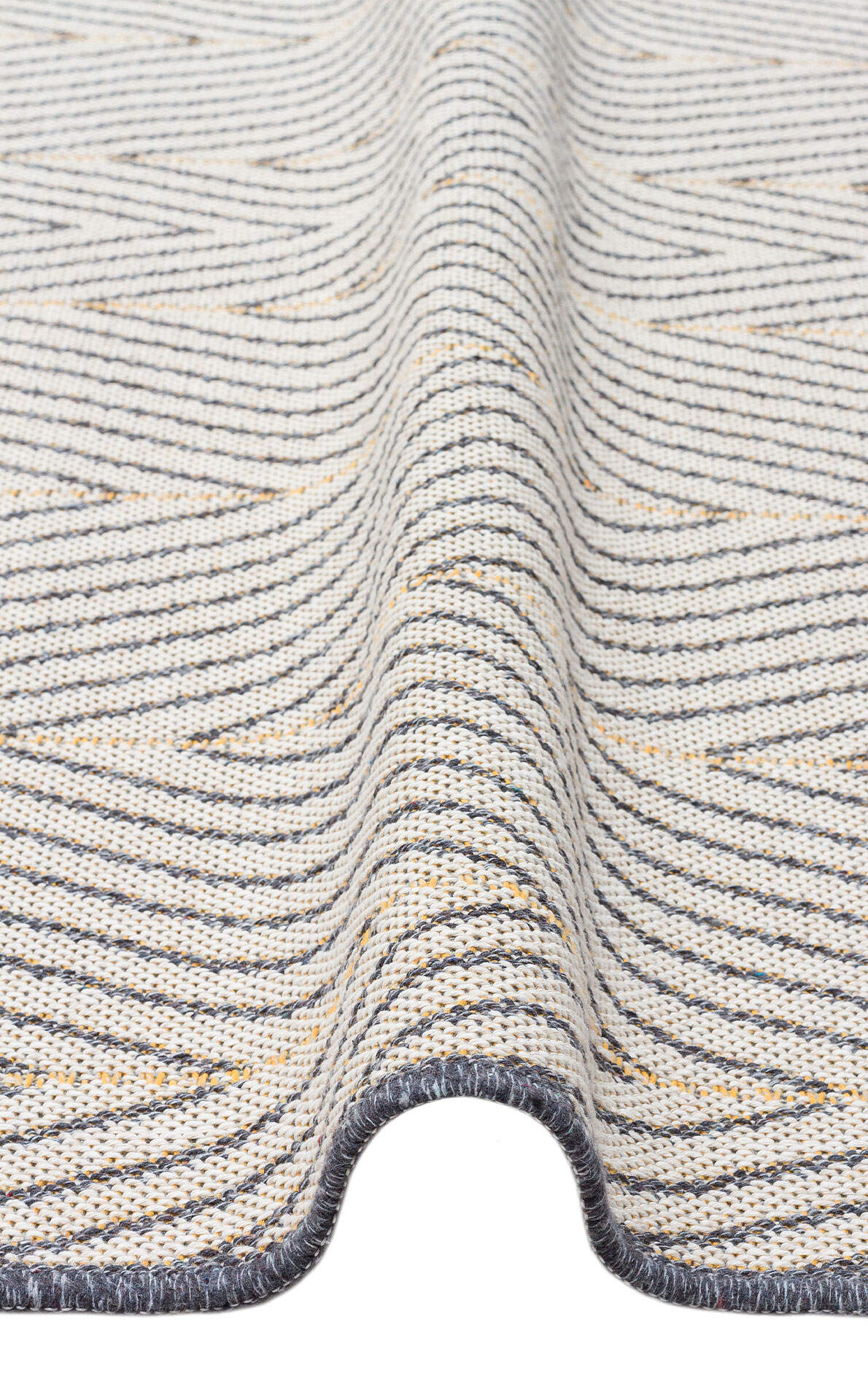 PNM 06 GREY  - PANAMA - Natural Yıkanabilir Kaymaz Tabanlı Tok Dokuma Kilim