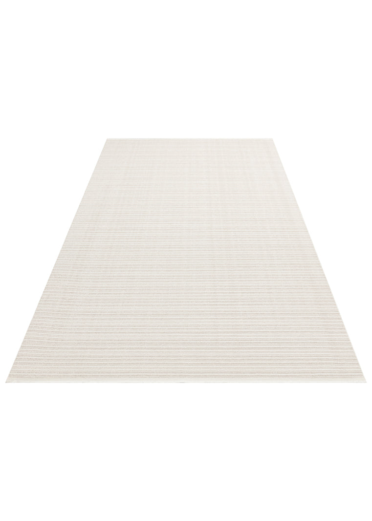 MONO LOOP 03 Krem Bukleli Sisal Dokuma Yıkanabilir Kaymaz Tabanlı Kolay Temizlenebilir Makine Halısı
