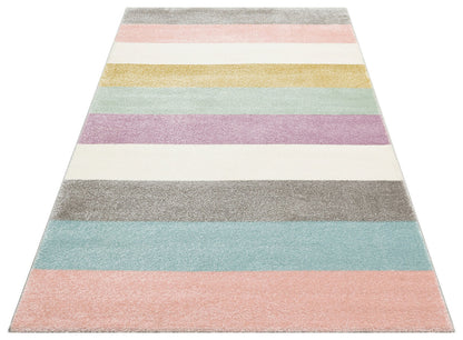 Kids KDS 22 Pastel - Yumuşak Dokulu Hav Toz Vermez Çocuk Halısı
