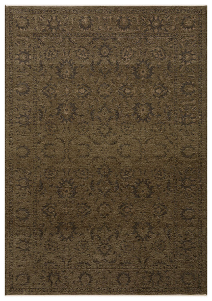 Liza LIZ 03 Yeşil XW - Düz Pamuk Dokulu Kilim Kaymaz Tabanlı, Yıkanabilir, Uzun Ömürlü Kilim