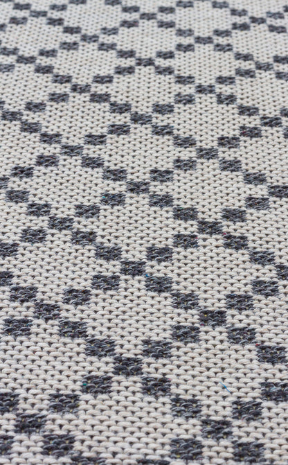 PNM 01 GREY  - PANAMA - Natural Yıkanabilir Kaymaz Tabanlı Tok Dokuma Kilim