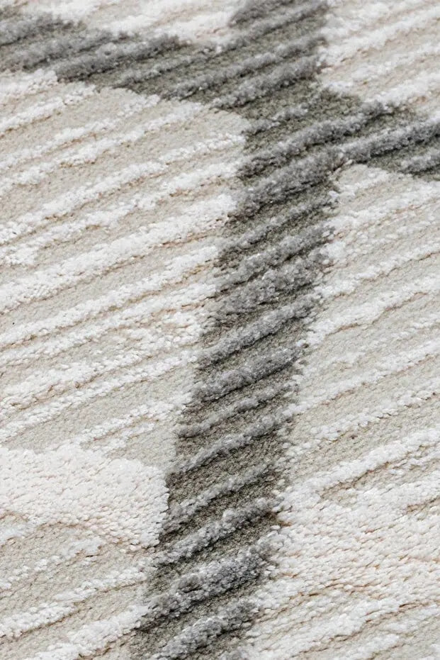 Moda 1097 Gri Minimal ve Modern Tasarımlı Oturma Odası Halısı