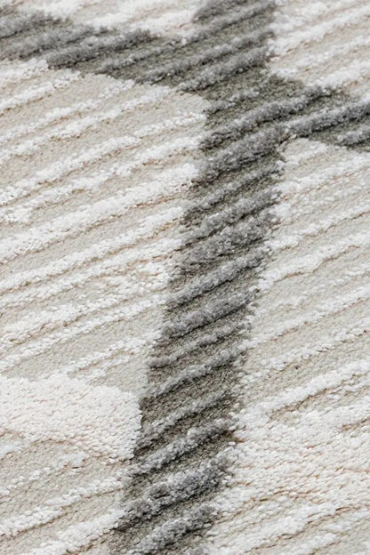Moda 1097 Gri Minimal ve Modern Tasarımlı Oturma Odası Halısı