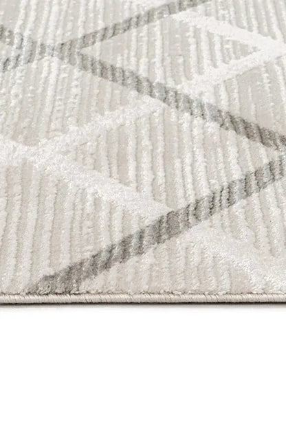 Moda 1097 Gri Minimal ve Modern Tasarımlı Oturma Odası Halısı