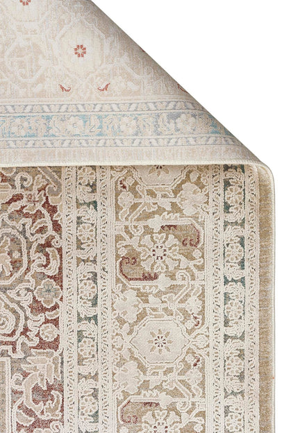 BBL 02 BEIGE  - BABIL - Yumuşak Dokulu Vintage Esintilere Sahip Over-dyed Sık Dokuma Salon Halısı