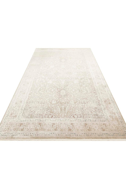 BBL 02 BEIGE  - BABIL - Yumuşak Dokulu Vintage Esintilere Sahip Over-dyed Sık Dokuma Salon Halısı