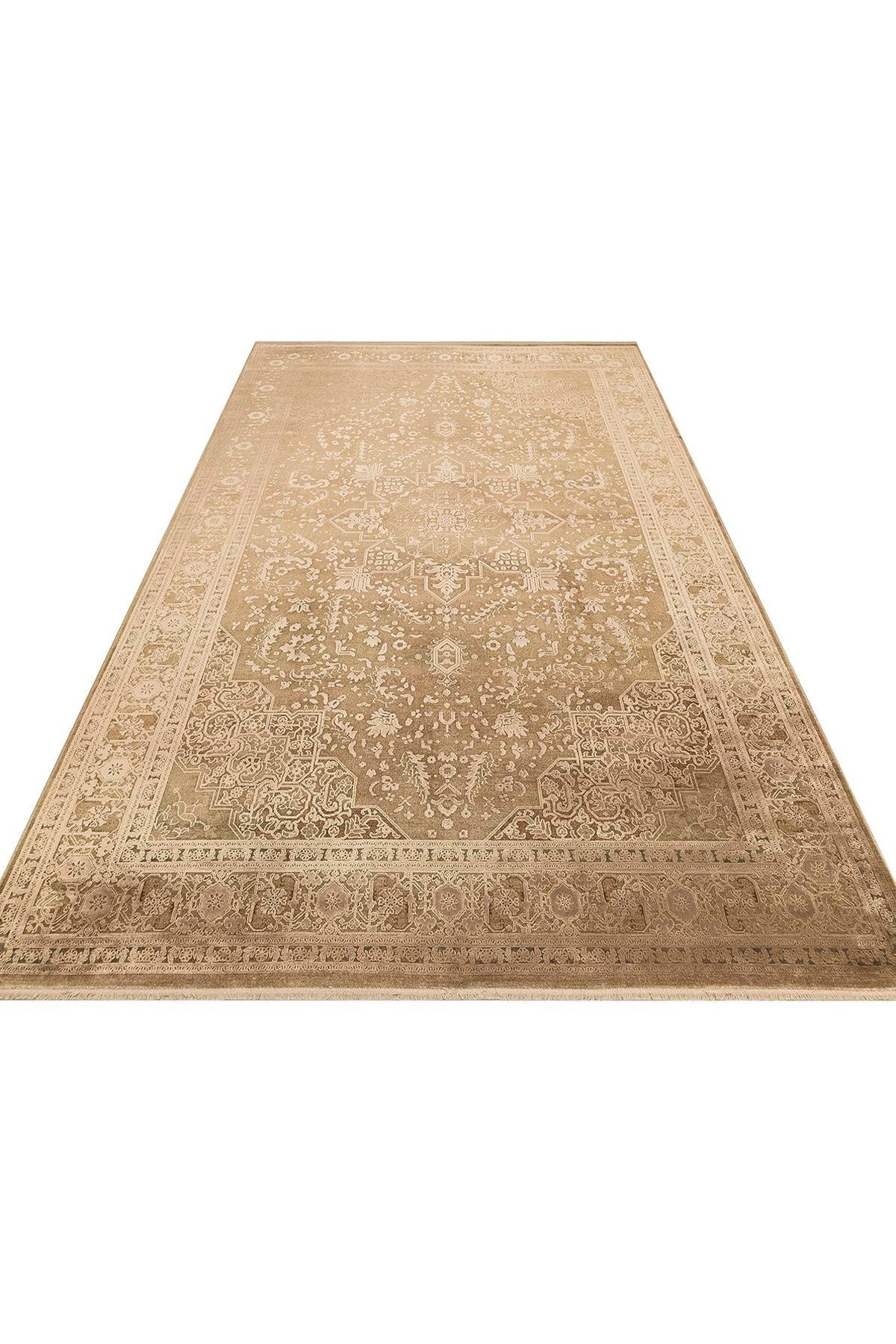 BBL 02 BRONZE  - BABIL - Yumuşak Dokulu Vintage Esintilere Sahip Over-dyed Sık Dokuma Salon Halısı