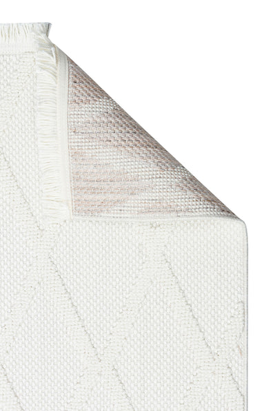 CZY 04 CREAM  - COZY - Hav Toz Vermez Modern Örgü Dokuma Makine Halısı