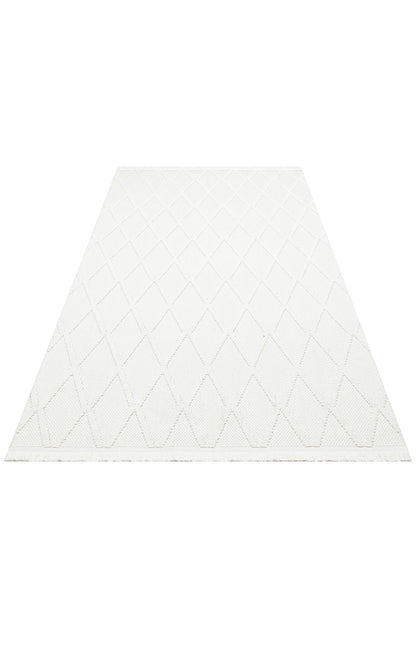 CZY 04 CREAM  - COZY - Hav Toz Vermez Modern Örgü Dokuma Makine Halısı