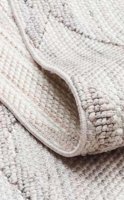 CZY 04 GREY  - COZY - Hav Toz Vermez Modern Örgü Dokuma Makine Halısı