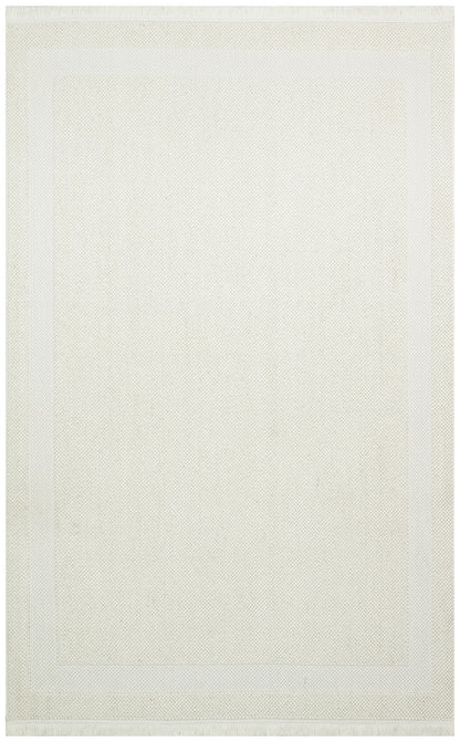 CZY 05 CREAM  - COZY - Hav Toz Vermez Modern Örgü Dokuma Makine Halısı