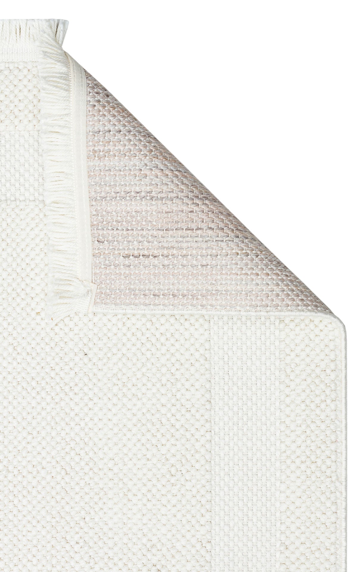 CZY 05 CREAM  - COZY - Hav Toz Vermez Modern Örgü Dokuma Makine Halısı