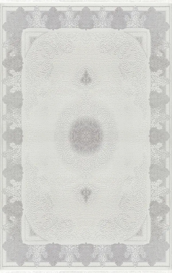 Arden 79423-095 Modern Desenli Gri Akrilik Makine Halısı