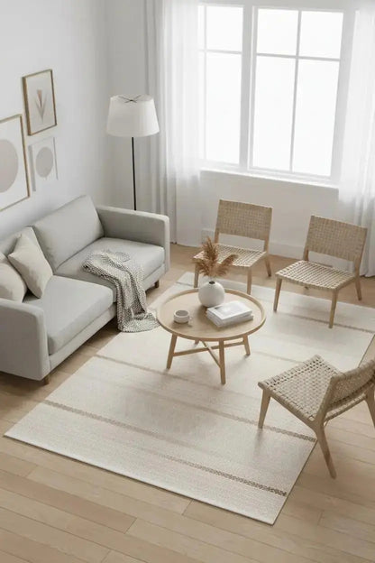 KOZA HALI ARİS A2706C VİZON Modern Akrilik Halı – Yumuşak Geçişli Şık Salon ve Oturma Odası Halısı