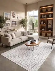 Sunset 1171 Krem Akrilik Modern Halı