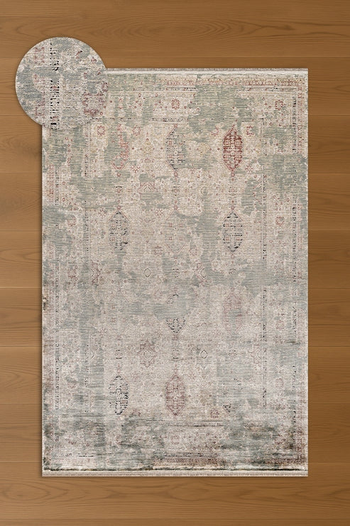 Degrade Viora DG07A Kahve Vintage Salon ve Oturma Odası Halısı