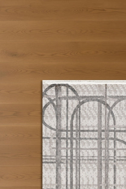 Dore Siena DU08A Antrasit Gri Modern Salon ve Oturma Odası Halısı