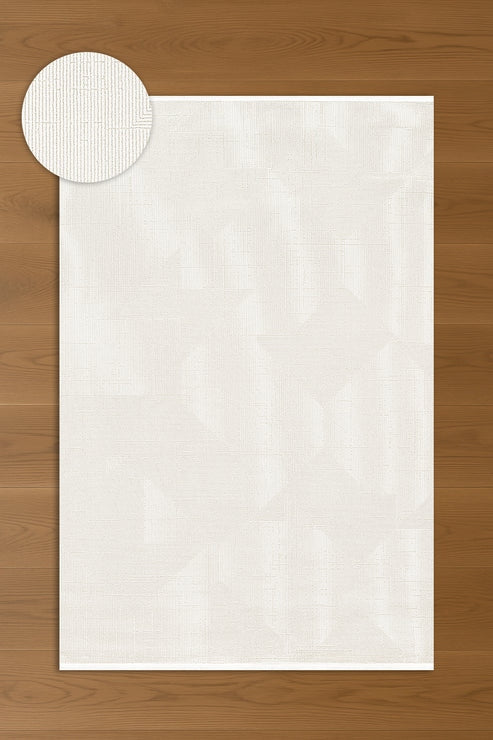 Arbel Lorea EI02D Krem Modern Salon ve Oturma Odası Halısı