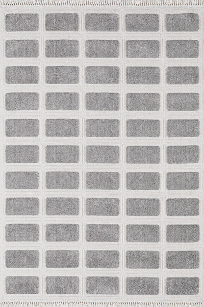 Empera Halı  EDINA 6650 PERA Geometrik Desenli Oturma Odası, Antre ve Mutfak Halısı