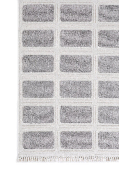 Empera Halı  EDINA 6650 PERA Geometrik Desenli Oturma Odası, Antre ve Mutfak Halısı