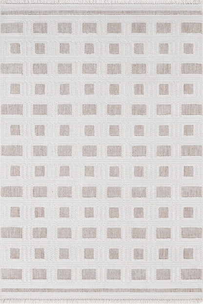 Empera Halı  EDINA 6655 RHODOS Geometrik Desenli Oturma Odası, Antre ve Mutfak Halısı