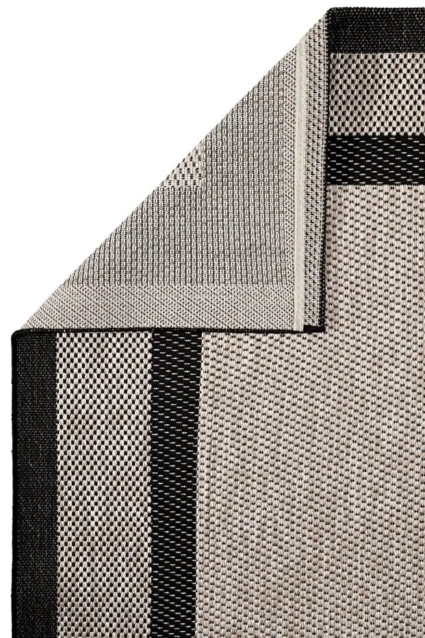 Sisal Plus 1149 Bej Siyah – Pamuk Tabanlı Şık ve Kolay Temizlenen Halı