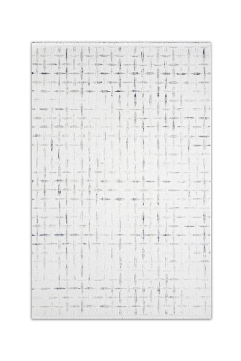 Hermes Fira HU01A Bej Gri Geometik Desenli Halı