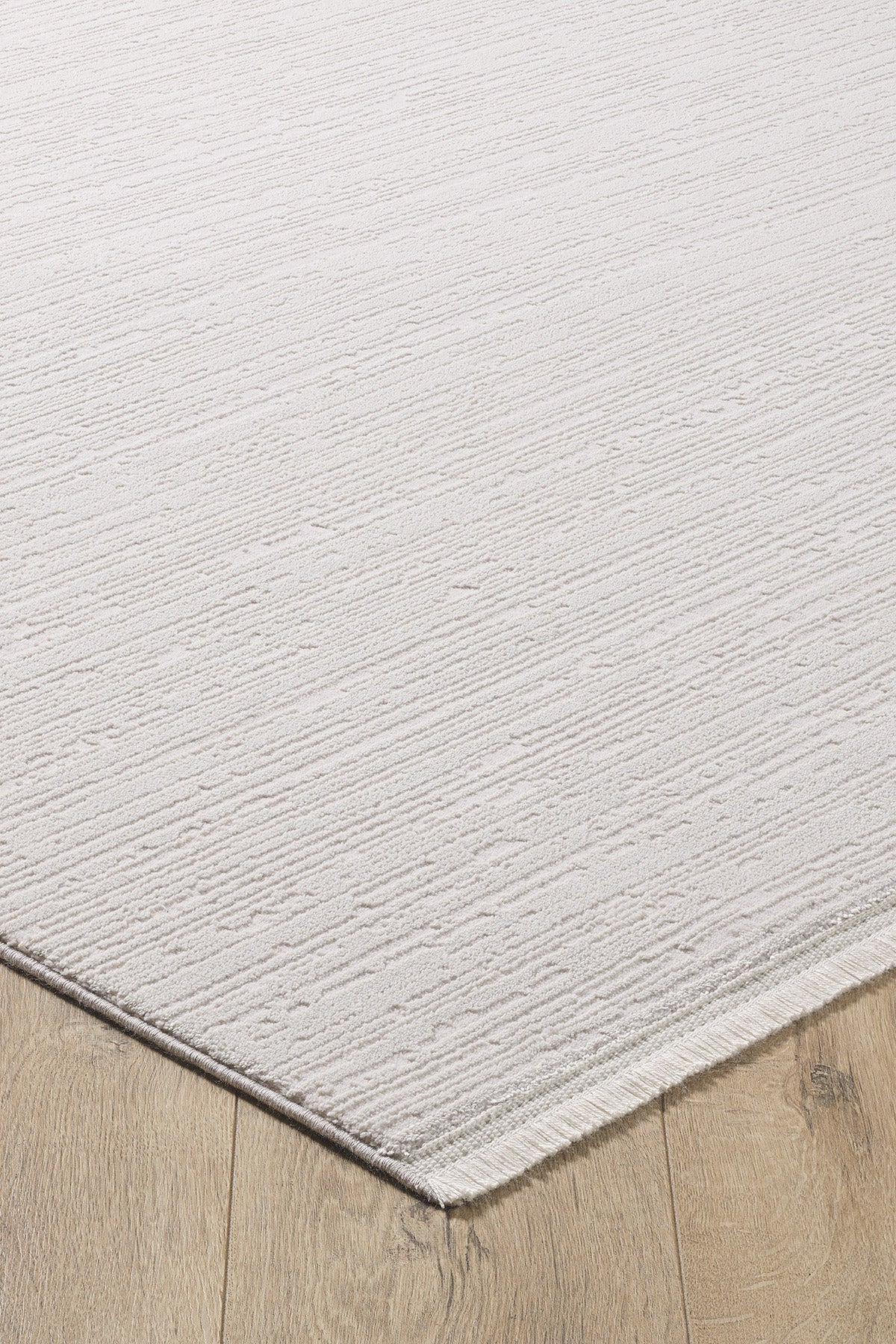 Empera Halı GEMMA 6030 PURE WHİTE Geometrik Desenli Oturma Odası, Antre ve Mutfak Halısı