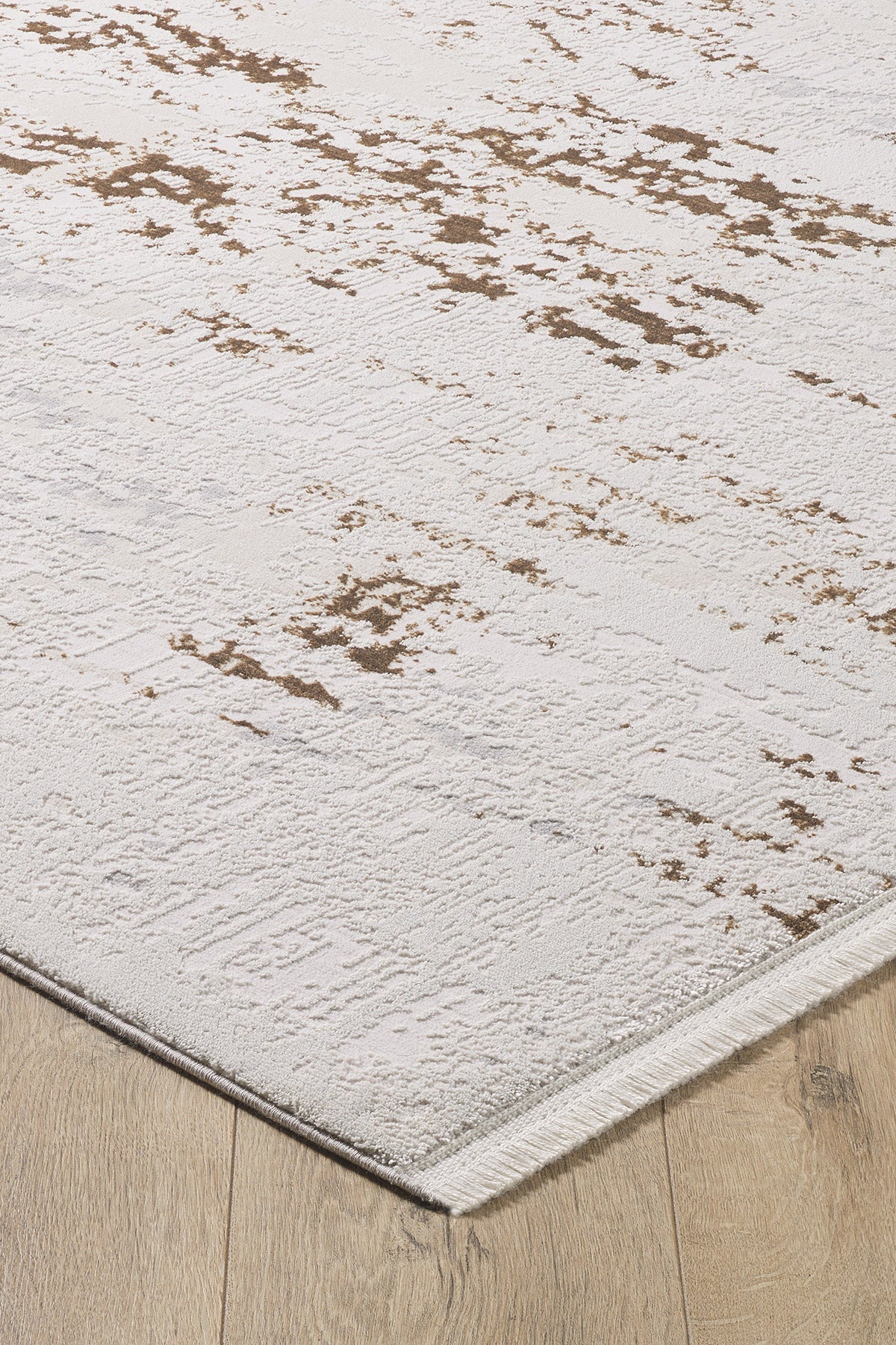 Empera Halı GEMMA 6037 TAUPE Geometrik Desenli Oturma Odası, Antre ve Mutfak Halısı
