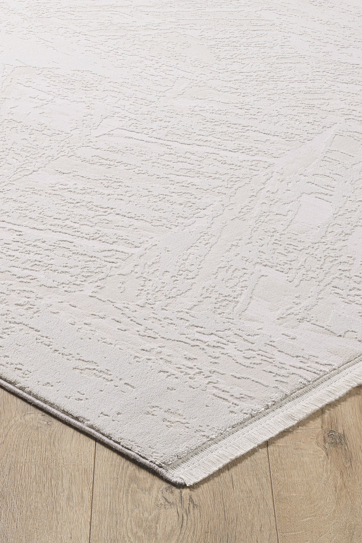 Empera Halı GEMMA 6038 BLANC Geometrik Desenli Oturma Odası, Antre ve Mutfak Halısı