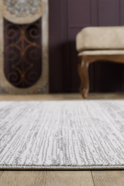 Empera Halı GEMMA 6043 QUARTZ Geometrik Desenli Oturma Odası, Antre ve Mutfak Halısı