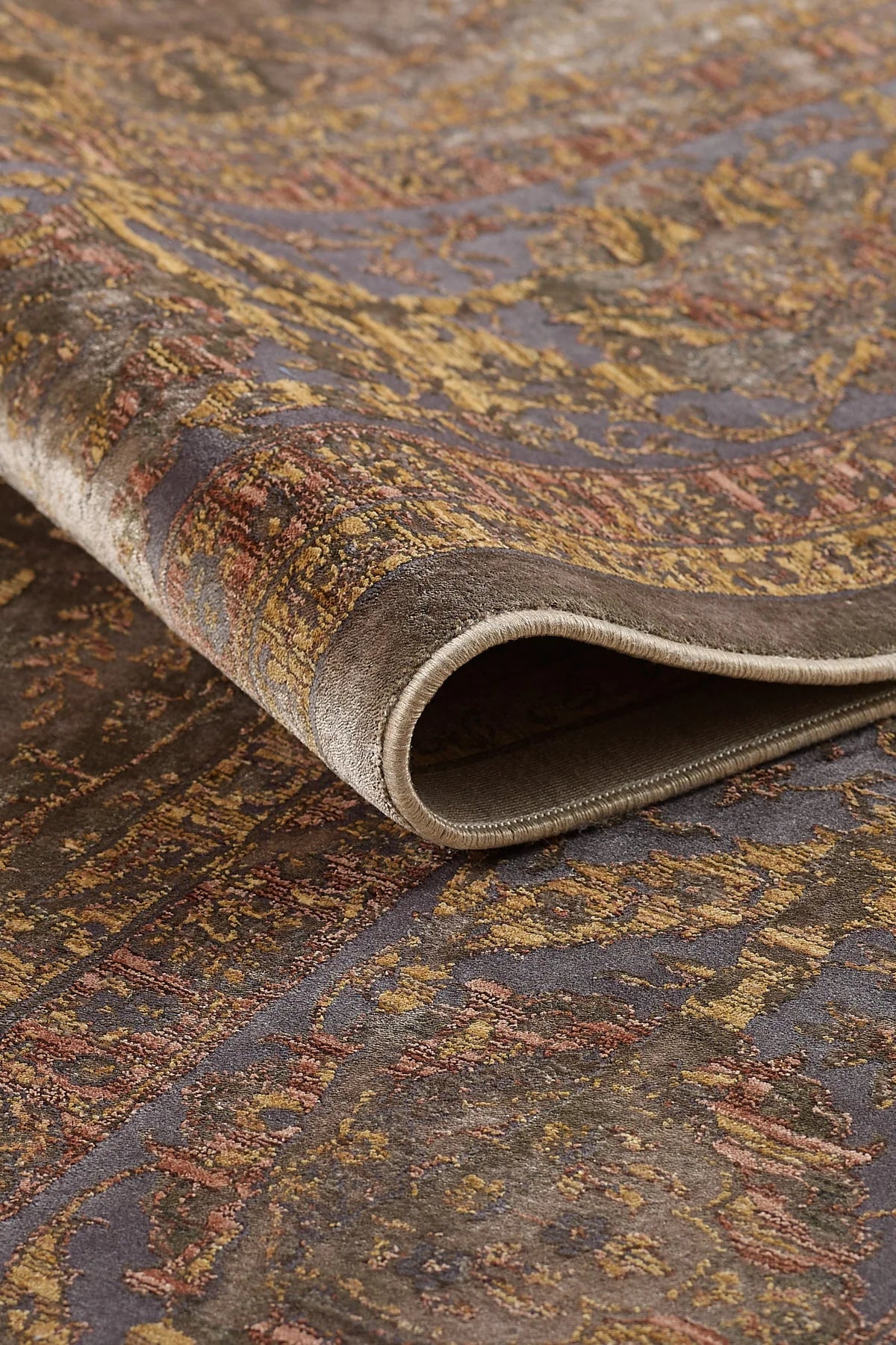 Empera Halı GORDION 6060 BRUNUS Geometrik Desenli Oturma Odası, Antre ve Mutfak Halısı