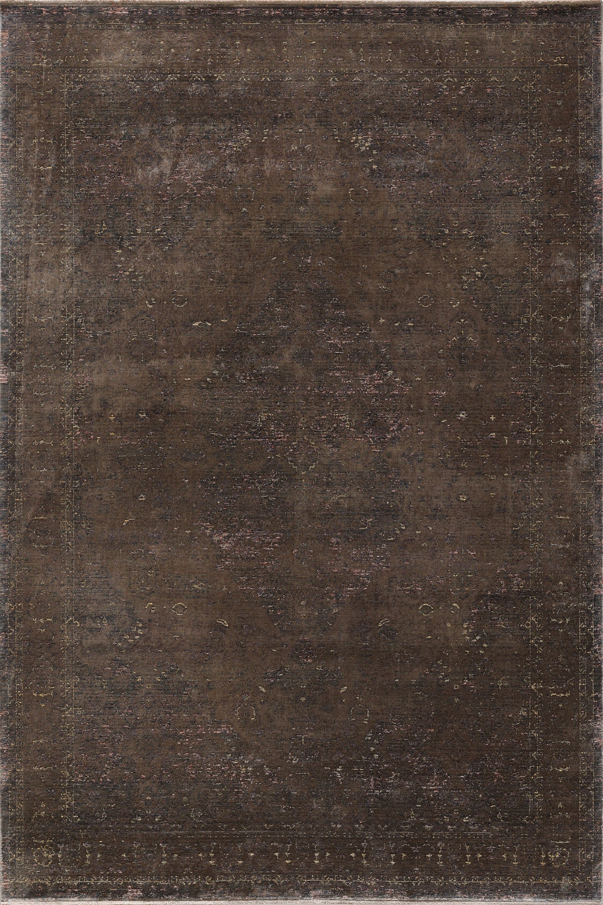 Empera Halı GORDION 6069 COTTA Geometrik Desenli Oturma Odası, Antre ve Mutfak Halısı