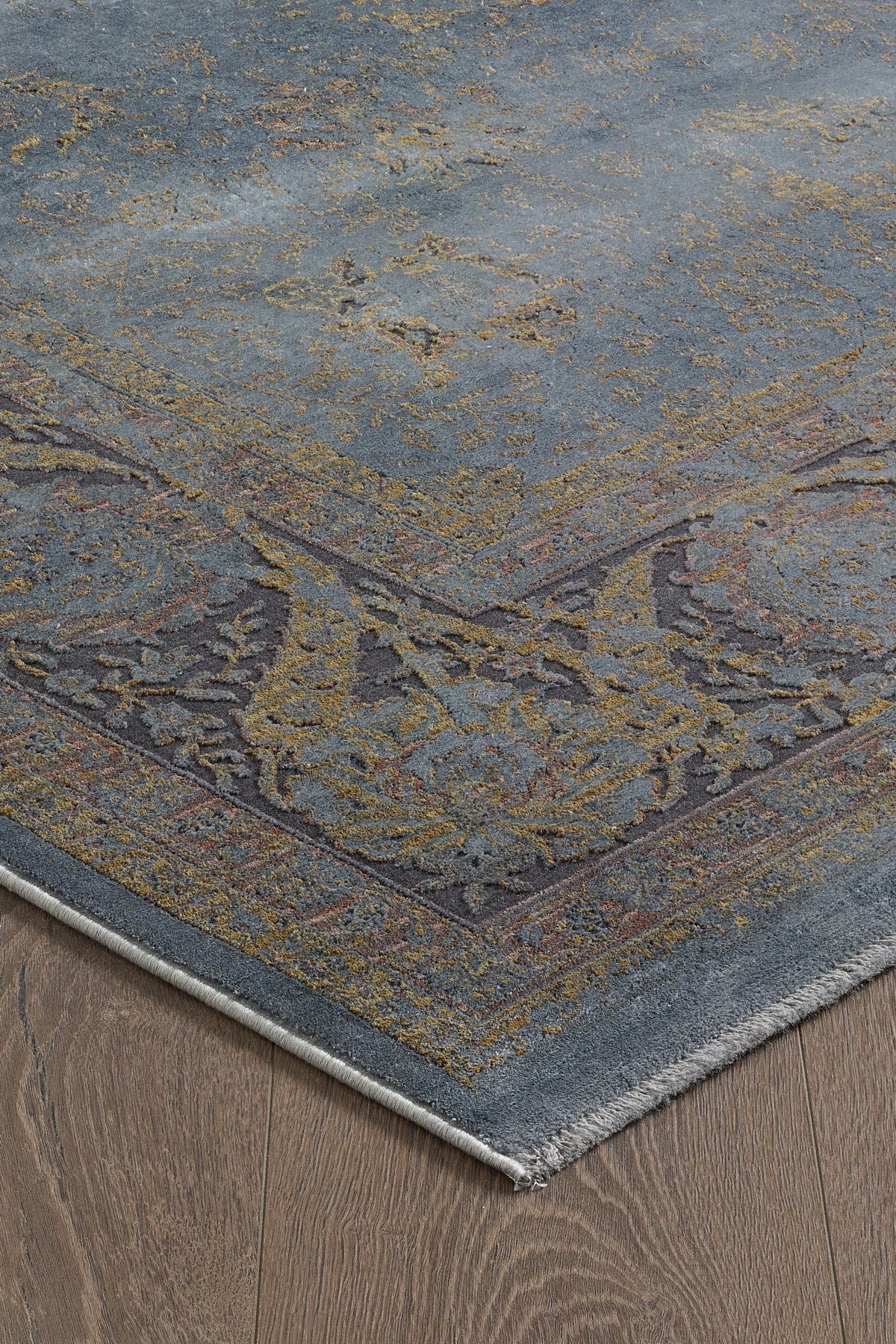 Empera Halı GORDION 6070 GRIS Geometrik Desenli Oturma Odası, Antre ve Mutfak Halısı